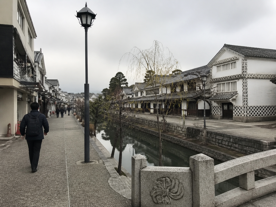 倉敷白壁街區與水路