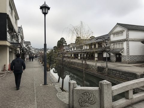 倉敷白壁街區與水路