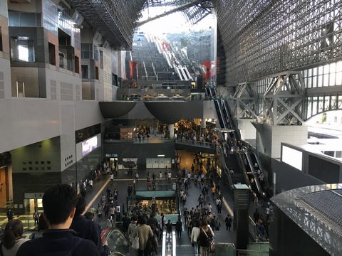 京都站的鋼構空間