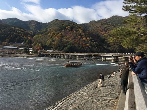 渡月橋與大堰川