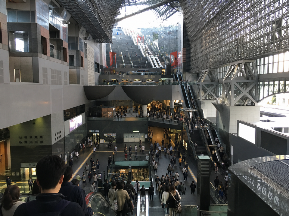 京都站的鋼構空間